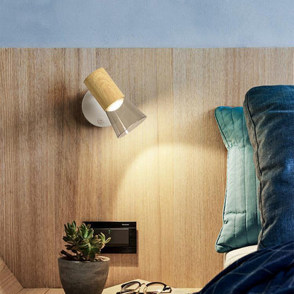 Scandinavian Acrylic Cylinder 1-Light Wall Sconce Lamp