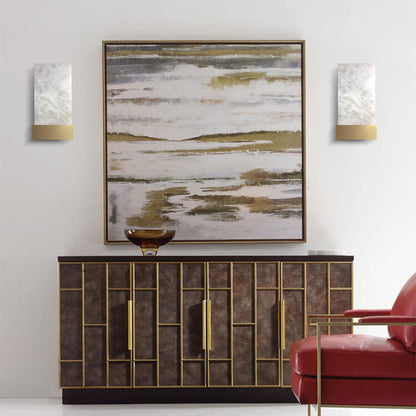 Nordic Light Luxury Lucite Iron 1-Light Wall Sconce Lamp