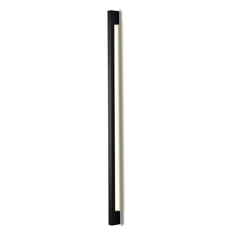 Simplicity Long Strip Iron Silicone LED Wall Sconce Lamp
