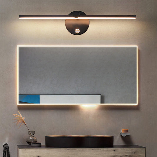 Aluminum Long Bar Switch LED Mirror Wall Sconce Lamp