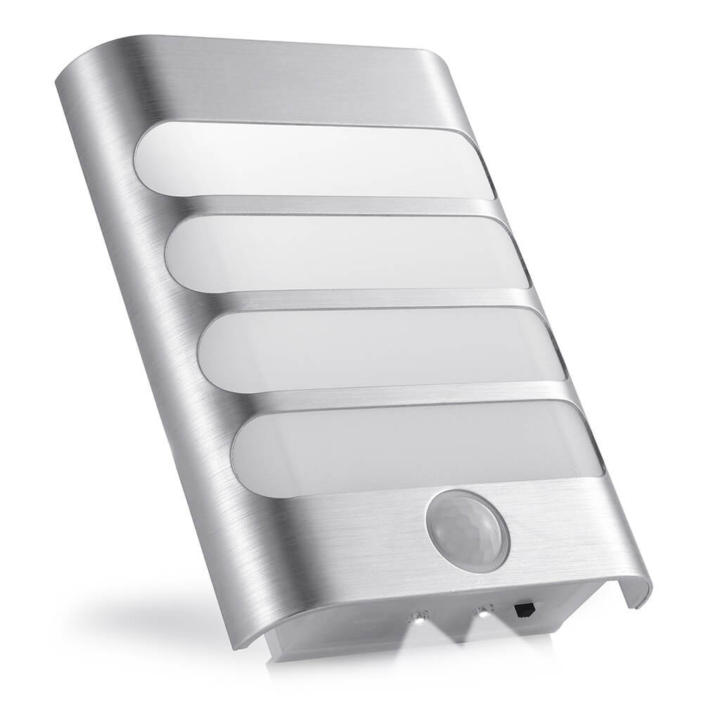 Rectangular Aluminum USB Rechargeable LED Wall Sconce Lamp