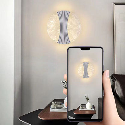 Round Diamond Hardware Acrylic LED Wall Sconce Lamp