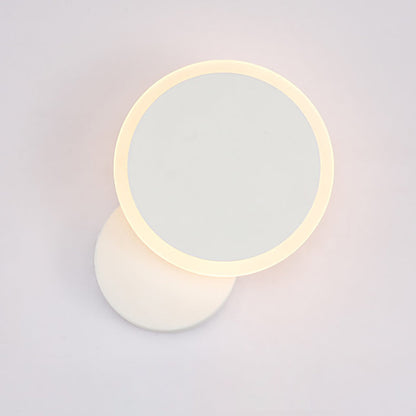 Simplicity Round Iron Acrylic LED Wall Sconce Lamp