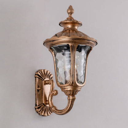 Waterproof Aluminum Glass 1-Light Outdoor Wall Sconce Lamp