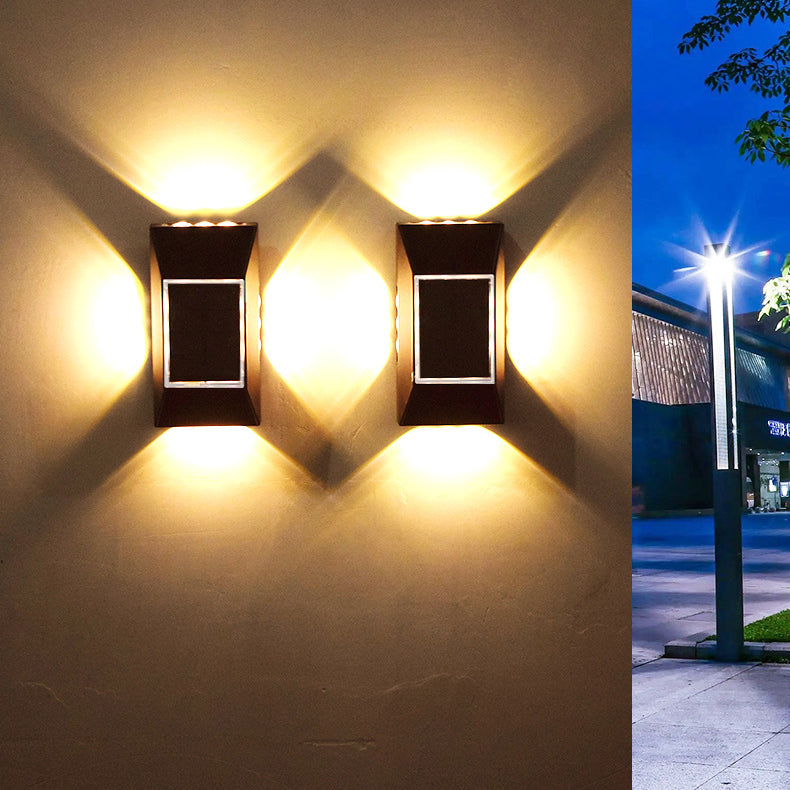 Simplicity ABS Plastic LED Outdoor Wall Sconce Lamp