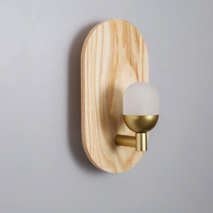 Acrylic Lamp Shade Log Brand 1-Light Wall Sconce Lamp