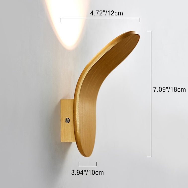 Scandinavian Aluminum Arch LED Wall Sconce Lamp