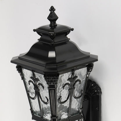 Europe Glass Outdoor Indoor 1-Light Wall Sconce Lamp