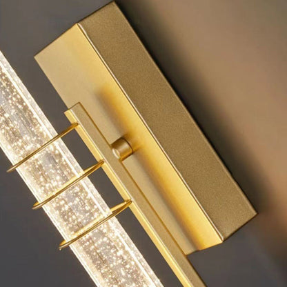 Luxury Cylinder Iron Crystal LED Wall Sconce Lamp