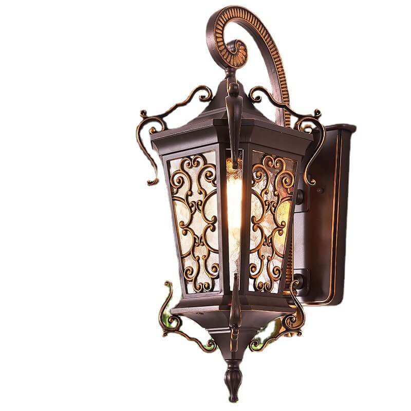 Iron Waterproof Outdoor Indoor 1-Light Wall Sconce Lamp