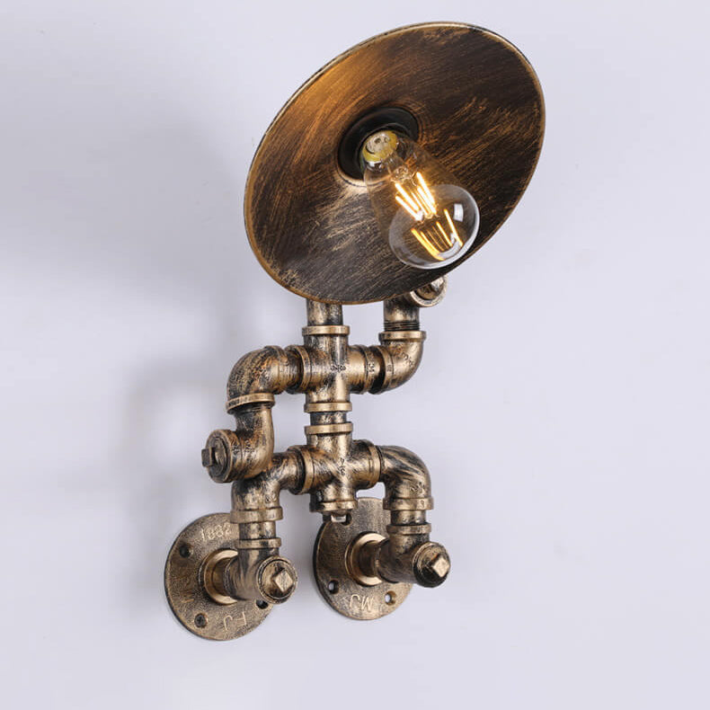 Retro Iron Robot Design 1- Light Wall Sconce Lamp
