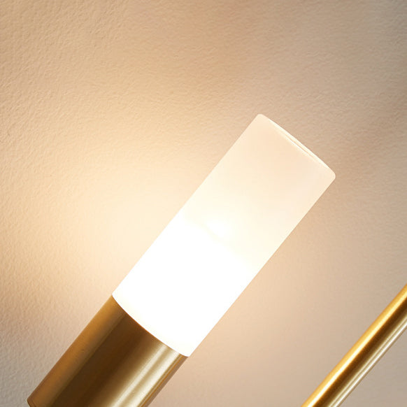 Copper Acrylic Cylinder Ball 1/2/4 Light Wall Sconce Lamp