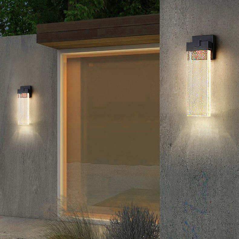 Simplicity Crystal Rectangular LED Wall Sconce Lamp