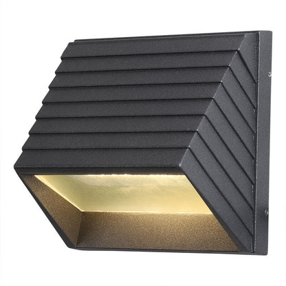 Outdoor Trapezoidal LED Waterproof Patio Wall Sconce Lamp