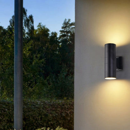 Aluminum And Down Luminous LED Waterproof Wall Sconce Lamp