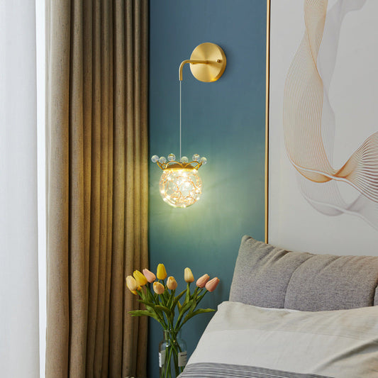 Creative Decorative Gypsophila 1-Light LED Wall Sconce Lamp