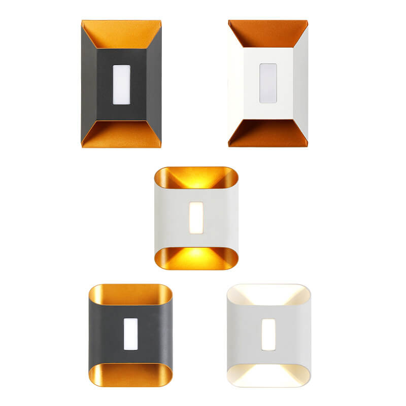 Aluminum Lens Outdoor Waterproof Patio LED Wall Sconce Lamp