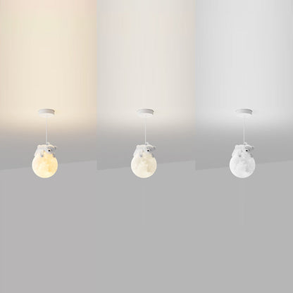 Contemporary Rabbit Pendant Light