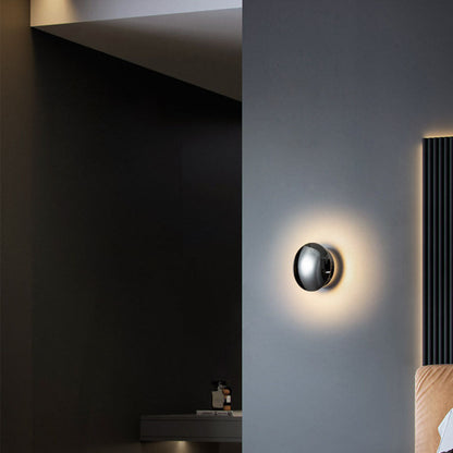 Spherical Electroplated Aluminum LED Wall Sconce Lamp