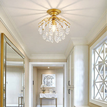 Modern Crystal Iron Ceiling Light