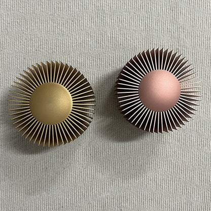 Aluminum Round Sun Flower Design LED Wall Sconce Lamp