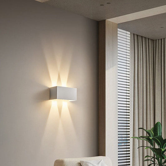 Aluminum Flat Adjustable Beam LED Reading Wall Sconce Lamp