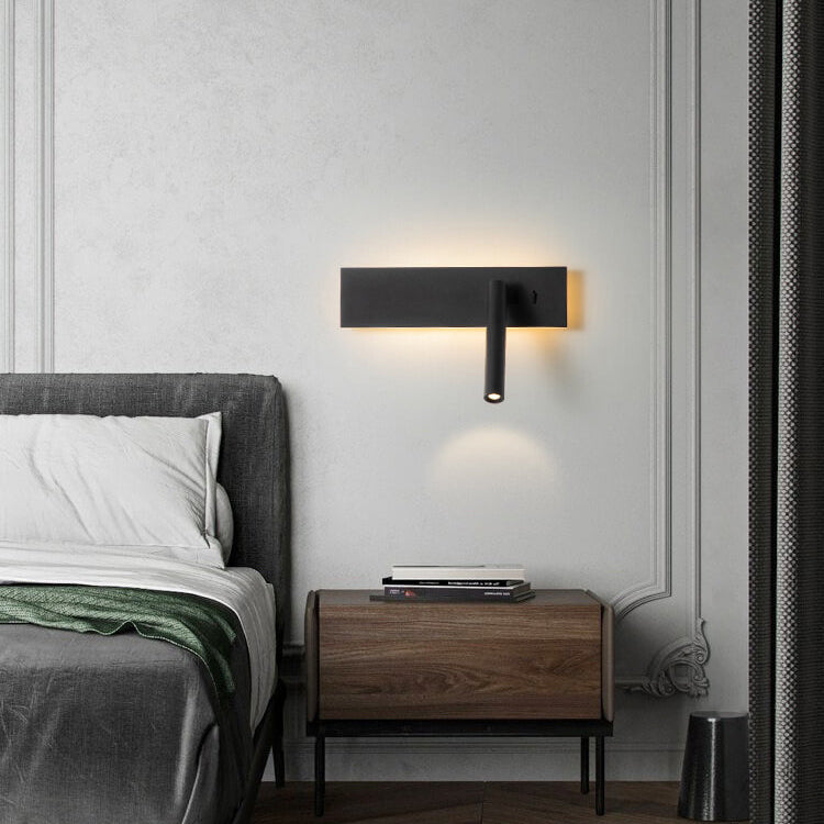 Rectangular Rotating Spotlight LED Wall Sconce Lamp