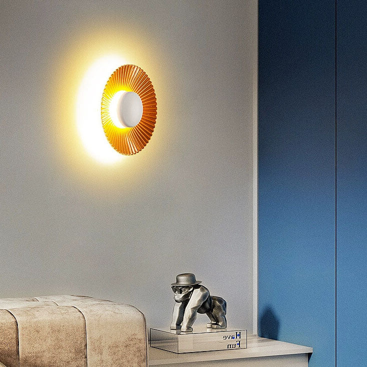 Creative Aluminum Shell Shade LED Wall Sconce Lamp