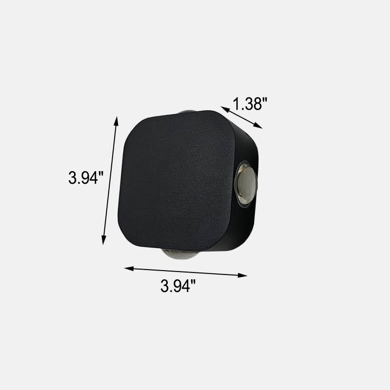 Waterproof Square Lighting LED Outdoor Wall Sconce Lamp