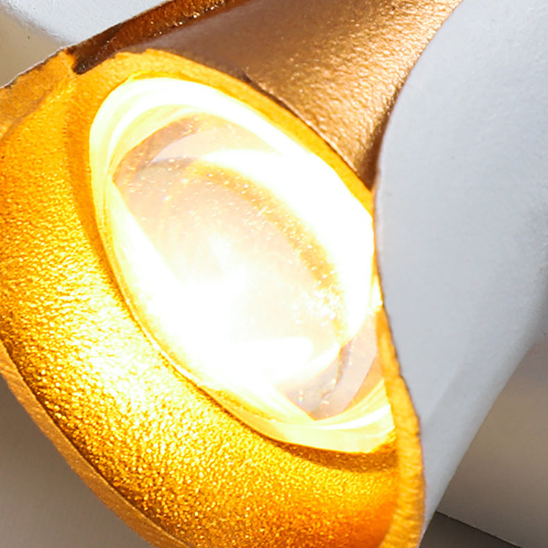 Waterproof Rectangle Aluminum Glass LED Wall Sconce Lamp