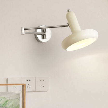 Scandinavian Adjustable Arm 1-Light Wall Sconce Lamp