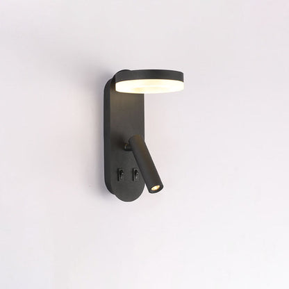 Solid Color Aluminum Iron Acrylic LED Wall Sconce Lamp