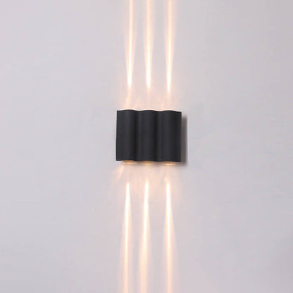 Arc Square LED Outdoor Waterproof LED Wall Sconce Lamp