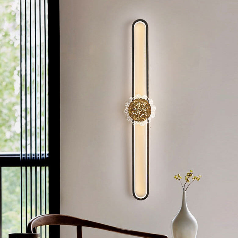 Full Copper Minimalist Ring Design LED Wall Sconce Lamp