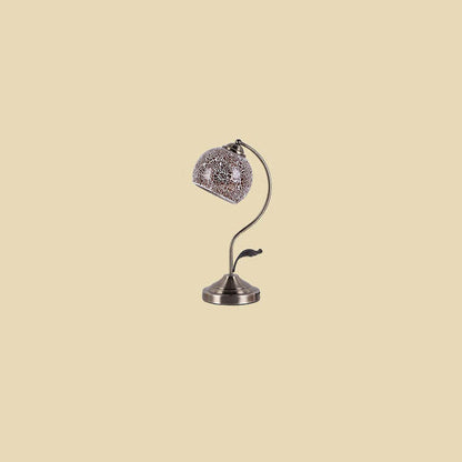Vintage European Glass Table Lamp