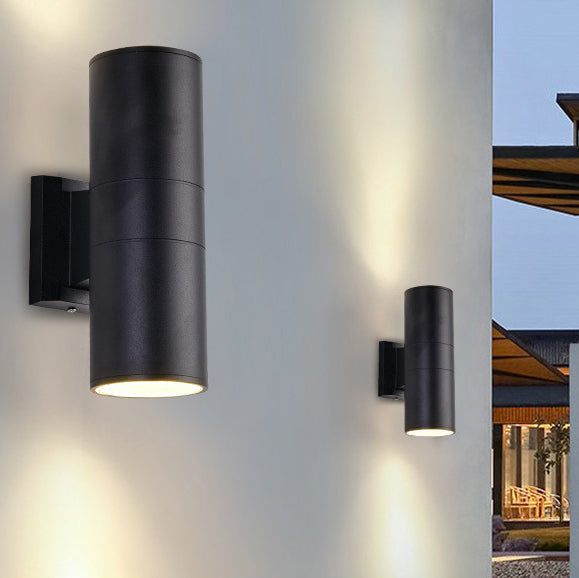 Aluminum And Down Luminous LED Waterproof Wall Sconce Lamp