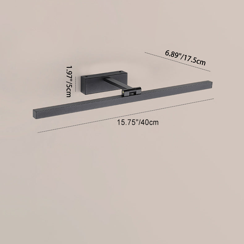 Long Iron Aluminum PC LED Vanity Light Wall Sconce Lamp