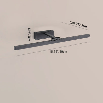 Long Iron Aluminum PC LED Vanity Light Wall Sconce Lamp