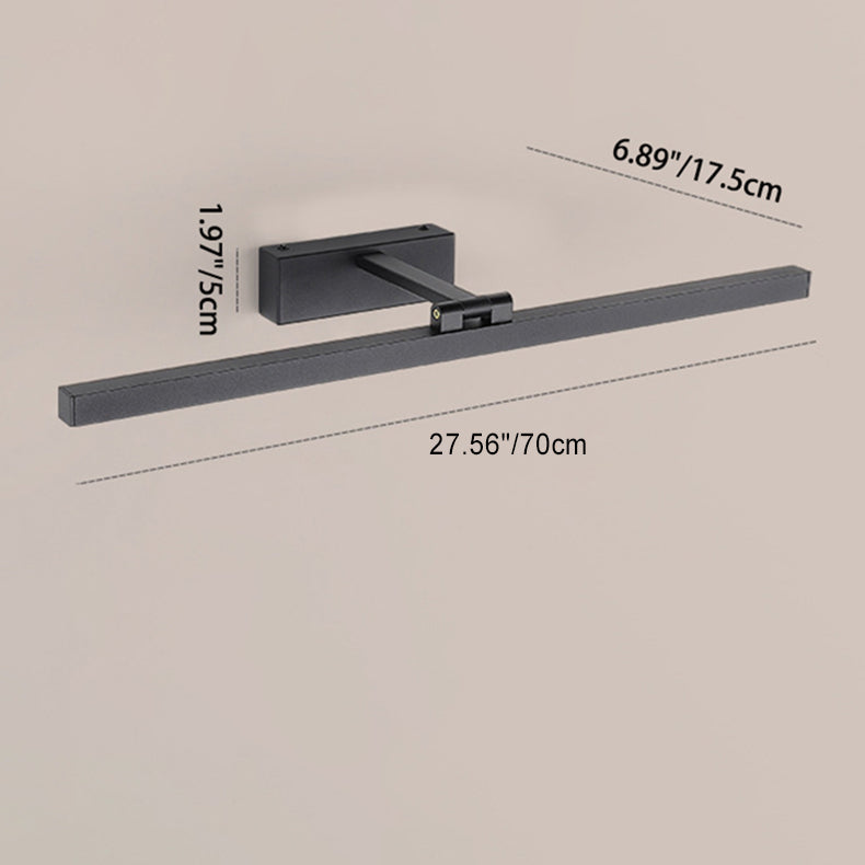 Long Iron Aluminum PC LED Vanity Light Wall Sconce Lamp
