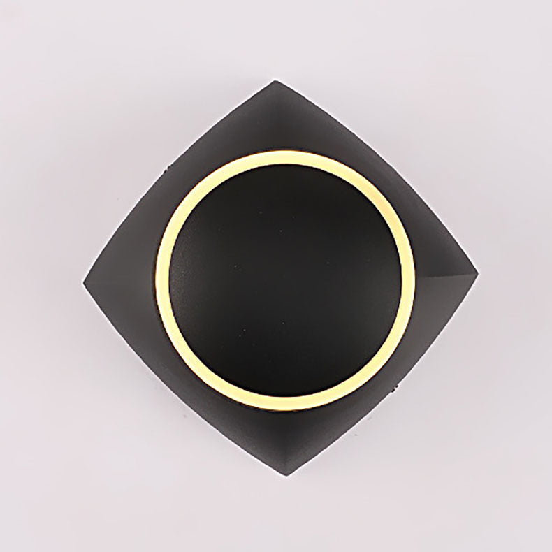 Scandinavian Square Base Aluminum Acrylic Wall Sconce Lamp