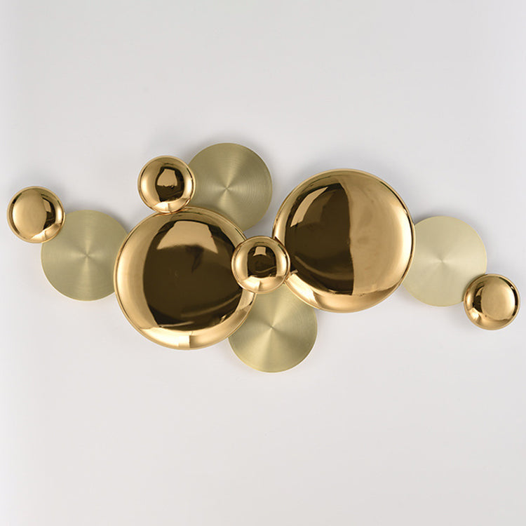 Modern Luxury Metal Round LED Wall Sconce Lamp