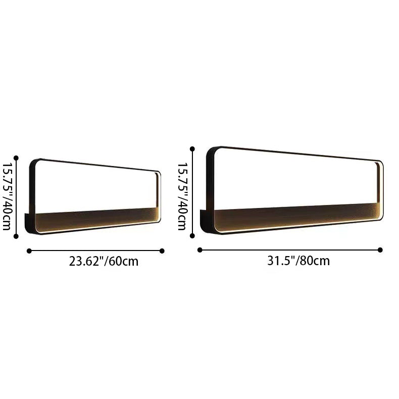 Aluminum Frame Outdoor Waterproof LED Wall Sconce Lamp