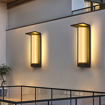 Simplicity Acrylic Shade LED Waterproof Wall Sconce Lamp