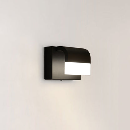 Minimalist Rectangle Iron Aluminum PS LED Wall Sconce Lamp