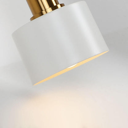 Modern Minimalist Round Head Metal 1-Light Wall Sconce Lamp