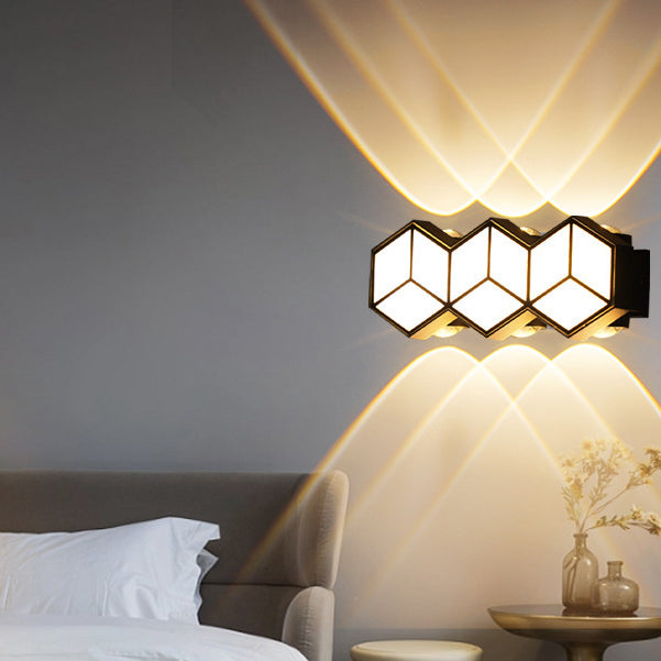Waterproof Aluminum Acrylic Lozenge LED Wall Sconce Lamp