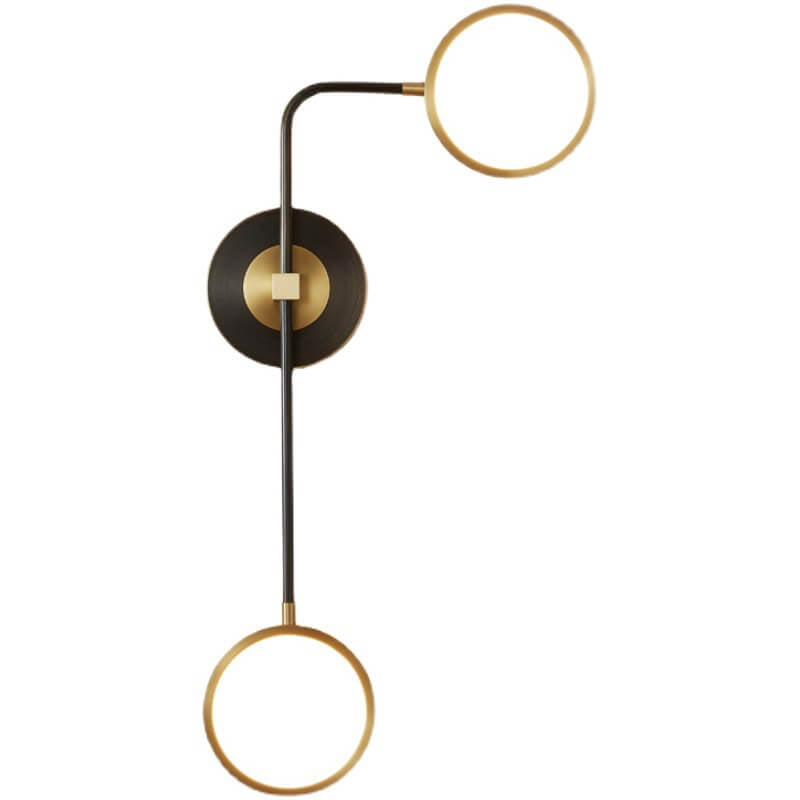 All Rod Ring Combination Graphic LED Wall Sconce Lamp