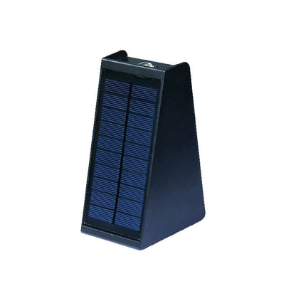 Solar Trapezoid Outdoor Waterproof LED Wall Sconce Lamp