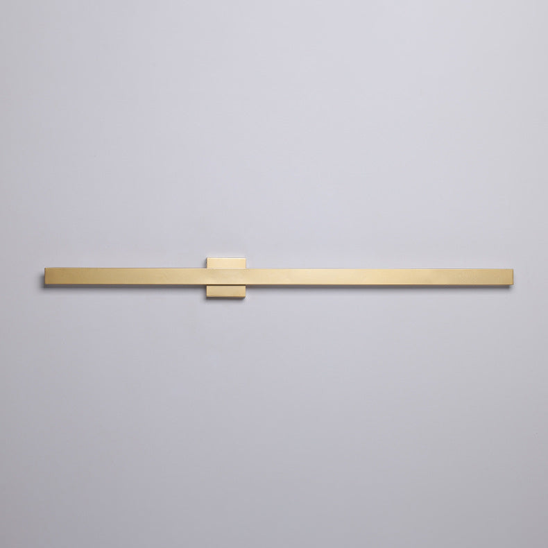 Minimalist Long Strip Iron Acrylic LED Wall Sconce Lamp