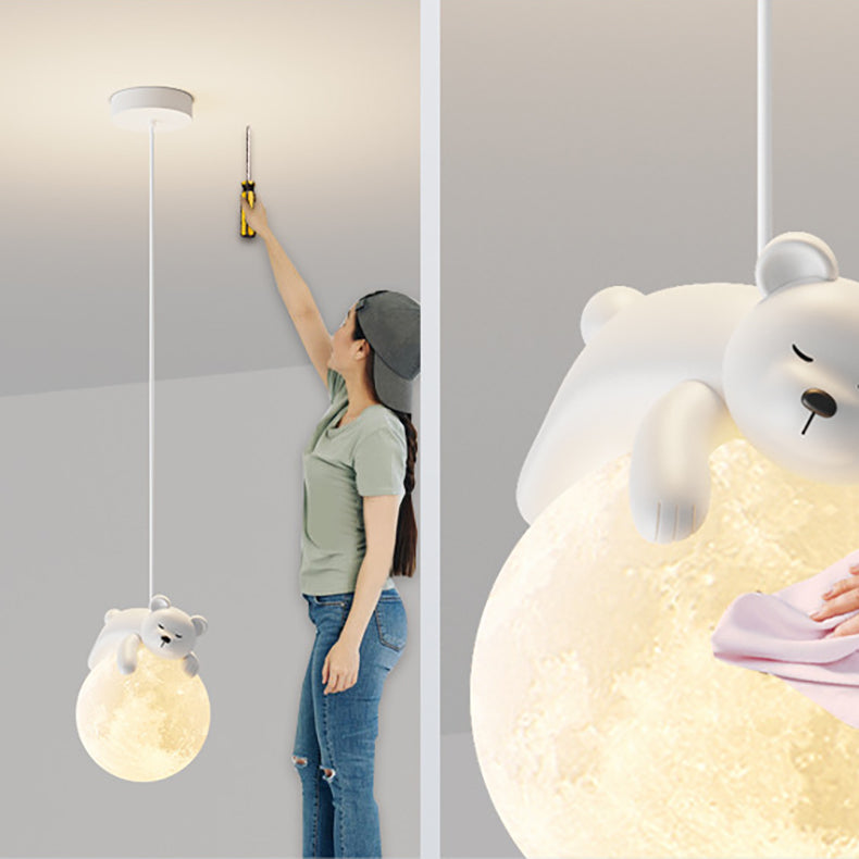 Contemporary Rabbit Pendant Light